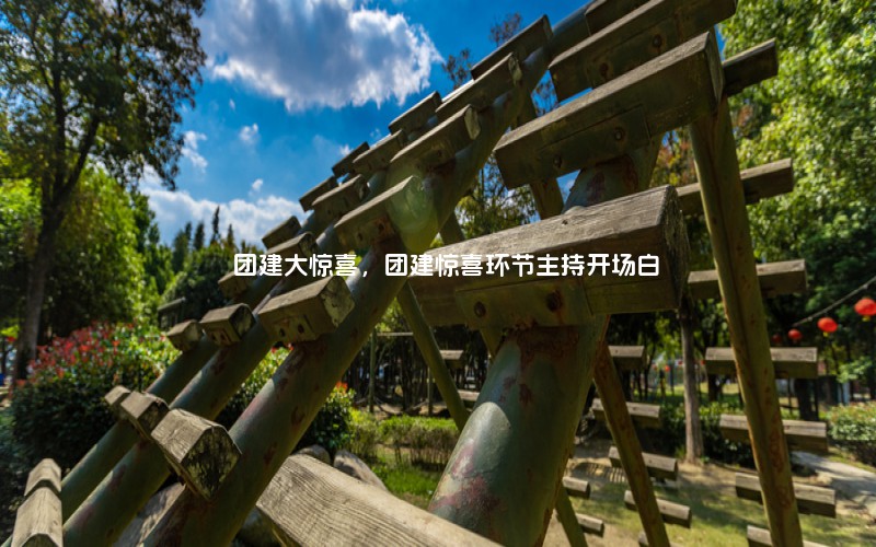 团建大惊喜，团建惊喜环节主持开场白